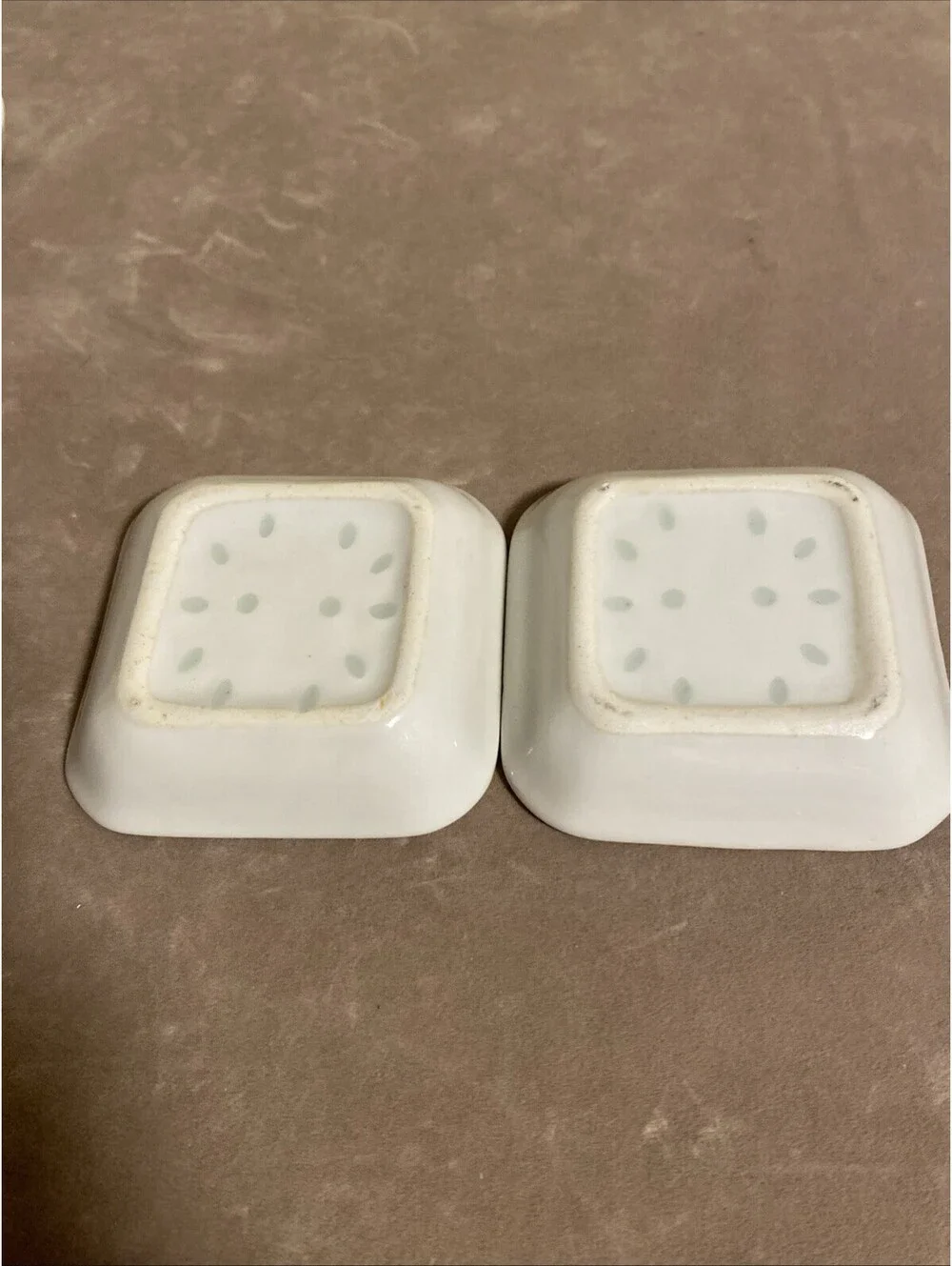 Watermelon Sauce Divided Dish Square 2 Count Blue & White 3